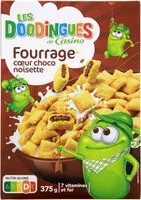 Mängden socker i Fourrage cœur choco noisette 7 vitamines et fer