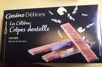 Mängden socker i Crêpes dentelle nature