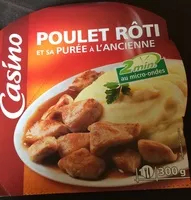Mängden socker i Poulet rôti et sa purée à l'ancienne