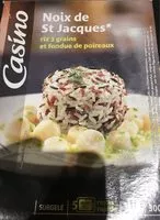 Mängden socker i Noix de St Jacques, Riz 3 Grains et Fondue de Poireaux