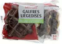 Mängden socker i Gaufres liégeoises au chocolat et aux perles de sucre