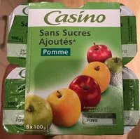 Mängden socker i Pomme Sans Sucres Ajoutés