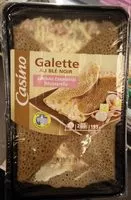 Mängden socker i Galette jambon emmental mozzarella