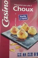 Mängden socker i Préparation pour pàte à choux