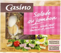 Mängden socker i Salade au jambon : pâtes, salade, oeuf, émincés de jambon