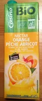 Mängden socker i Nectar Orange Pêche Abricot