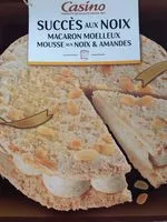 Mängden socker i Succès aux noix Macaron moelleux, Mousse aux noix et amandes