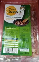 Mängden socker i Lardons de dinde fumés halal