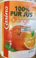 Mängden socker i Pur jus d'orange pet