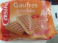 Mängden socker i Gaufres poudrées