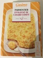 Mängden socker i Parmentier Effiloché de canard confit