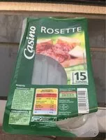 Mängden socker i Rosette en tranches