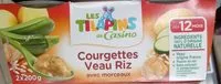 Mängden socker i Courgettes Veau Riz avec morceaux