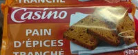 Mängden socker i Pain d'épices tranché
