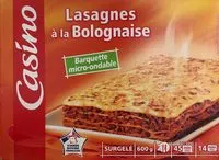 Mängden socker i Lasagnes à la bolognaise