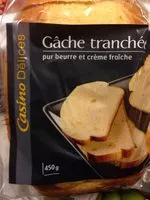 Mängden socker i Gâche tranchée pur beurre et crème fraîche