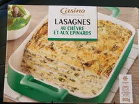 Mängden socker i Lasagnes chèvre épinards