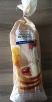 Mängden socker i Brioche tranchée