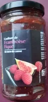 Mängden socker i Confiture de framboise figue
