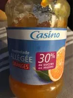 Mängden socker i Marmelade Allégée Oranges