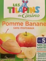 Mängden socker i Pomme banane