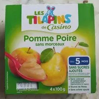 Mängden socker i Pomme Poire sans morceaux