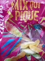 Mängden socker i Gélifiés acides