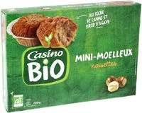 Mängden socker i MOELLEUX AUX NOISETTES 200g - Produit issus de l'Agriculture Biologique
