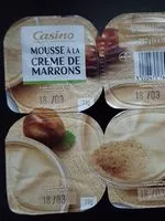 Mängden socker i Mousse à la crème de marrons