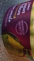 Mängden socker i Guacamole purée et morceaux d'avocats.