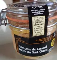 Mängden socker i Foie gras de canard entier du sud-ouest