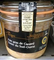 Mängden socker i Foie gras de canard entier du Sud-Ouest