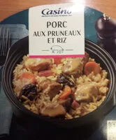 Mängden socker i Porc aux pruneaux et riz