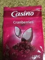 Mängden socker i Cranberries