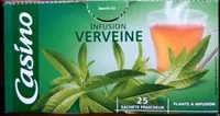 Mängden socker i Infusion Verveine 25 sachets fraîcheur