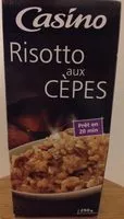 Mängden socker i Risotto aux cèpes 