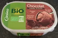 Mängden socker i Crème glacée Chocolat noir bio