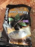 Mängden socker i Mini bonbons réglisse sans sucres