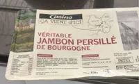 Mängden socker i Véritable Jambon Persillé de Bourgogne
