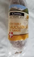 Mängden socker i Véritable saucisson sec de Savoie