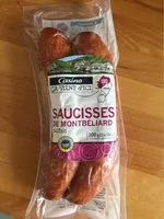 Mängden socker i Saucisse de Montbeliard