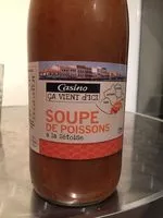Mängden socker i Soupe de poissons à la sétoise