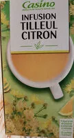 Mängden socker i Infusion tilleul saveur citron