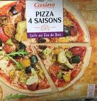 Mängden socker i Pizza 4 saisons cuite au feu de bois