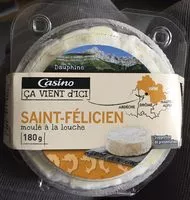 Mängden socker i Saint-Félicien moulé à la louche