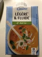 Mängden socker i Crème légère 4%