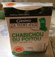 Mängden socker i Chabichou du Poitou AOP