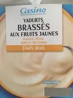 Mängden socker i Yaourts brassés aux fruits sans morceaux