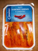 Mängden socker i Filets d'anchois marinés à l'orientale