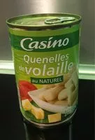 Mängden socker i Quenelles de volaille au naturel